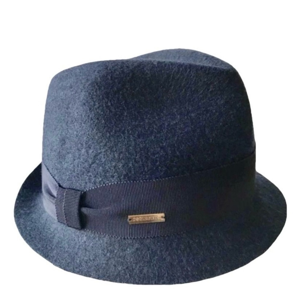 Dsquared2 dark blue wool hat